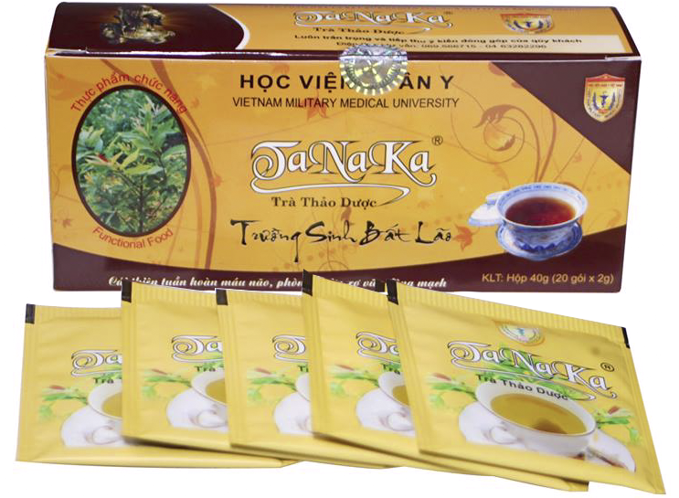 Trà thảo dược tanaka Học Viện Quân Y