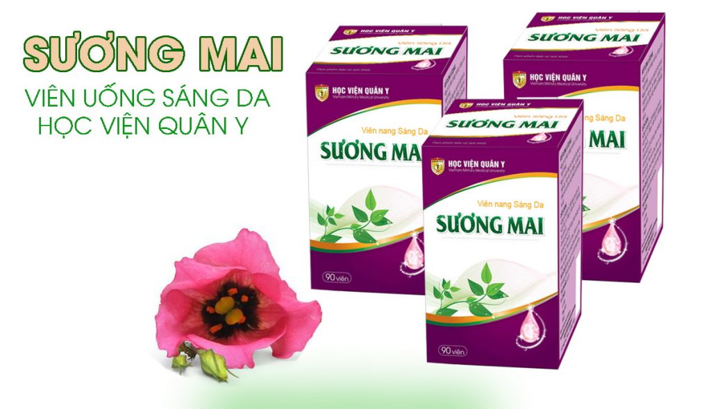 Viên uống sáng da sương mai Học Viện Quân Y