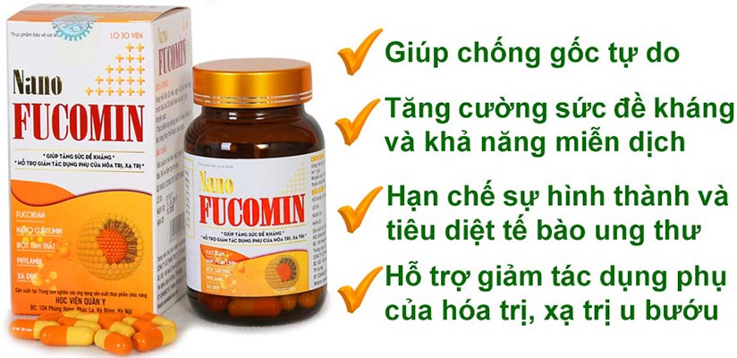 Công dụng của Nano Fucomin Học Viện Quân Y