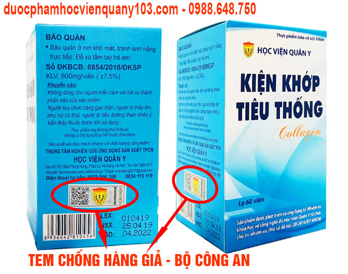 Kien Khop Tieu Thong Collagen Hvqy Chinh Hang