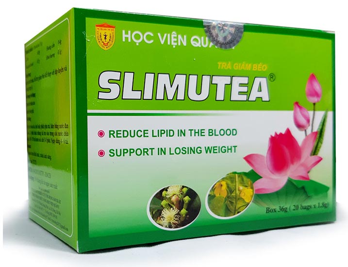 Trà giảm béo Slimutea Học viện Quân y
