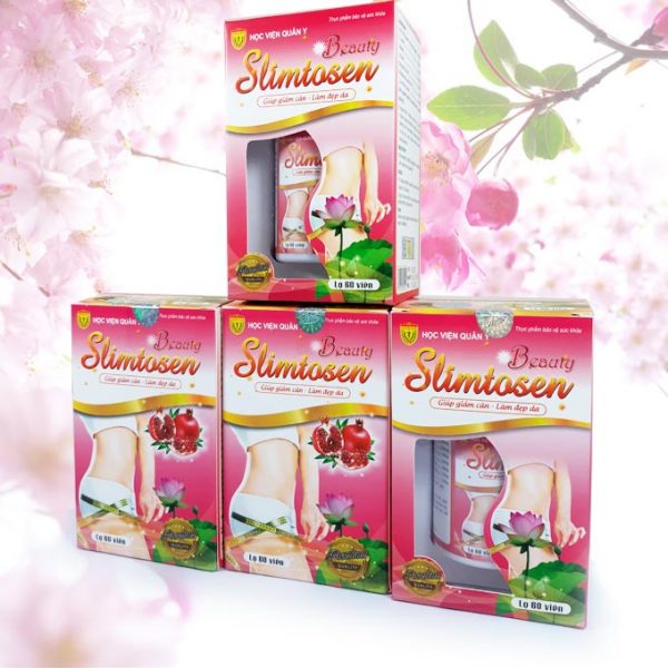 4 hộp Slimtosen Beauty Học Viện Quân Y