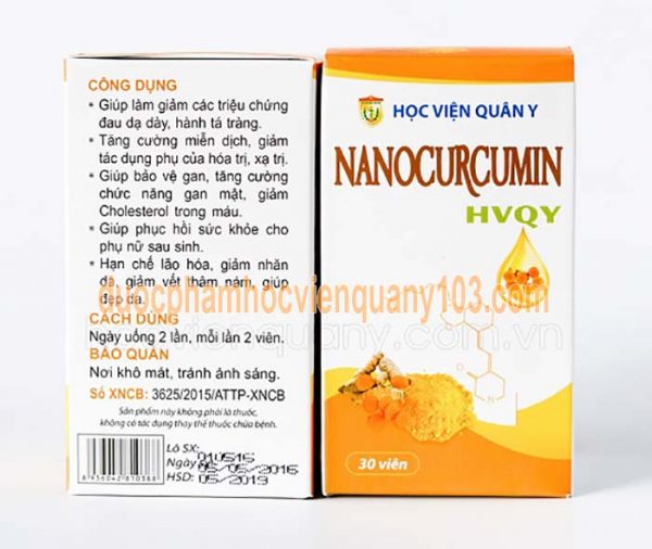 Công dụng nano curcumin hvqy