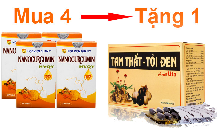 Khuyến mãi chưa từng có khi mua Nano Curcumin Học Viện Quân Y