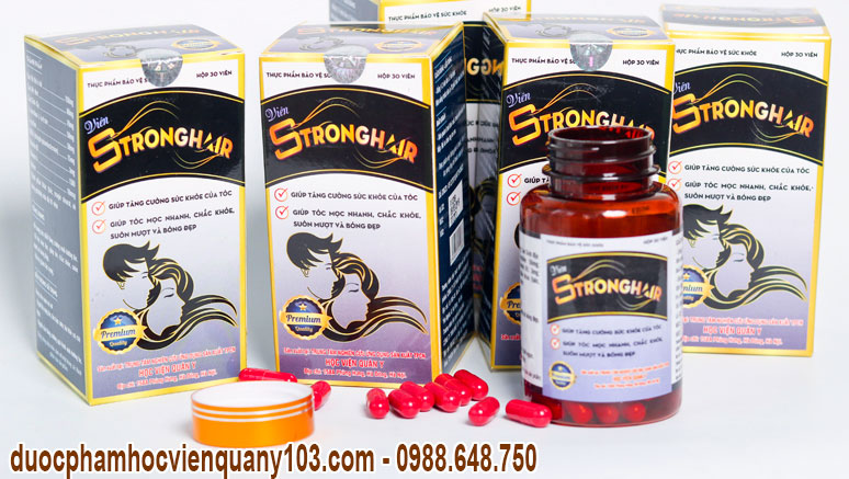 Sử dụng viên uống Strong Hair Học Viện Quân Y theo liệu trình để đạt được hiệu quả điều trị tối ưu nhất