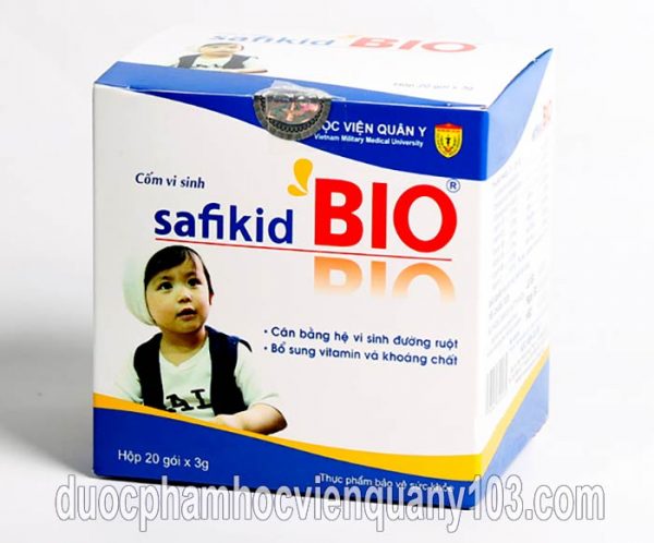 Cốm vi sinh Safikid Bio Học Viện Quân Y giải pháp tốt nhất cho trẻ biếng ăn