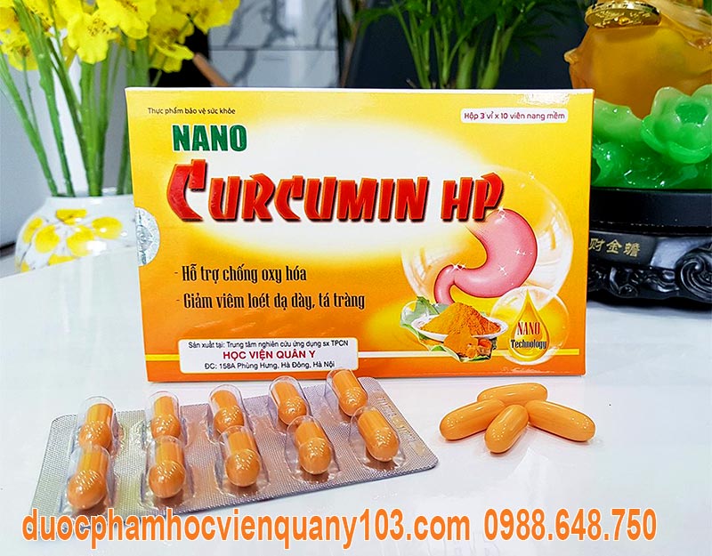 Nano Curcumin HP Học Viện Quân Y Việt Nam