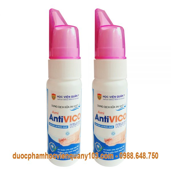 Dung dịch rửa tay khô sát khuẩn Ami AntiVICO HVQY