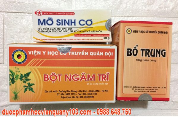 Vibột ngân trĩ viện Y Học Cổ Truyền liệu trình