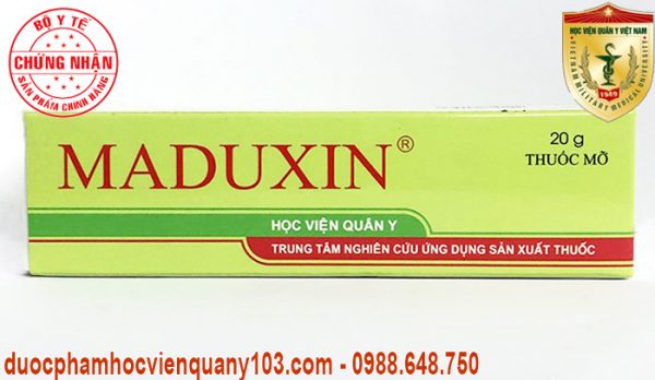 Thuốc chữa bỏng Maduxin chính hãng do Học Viện Quân Y Việt Nam nghiên cứu và sản xuất.