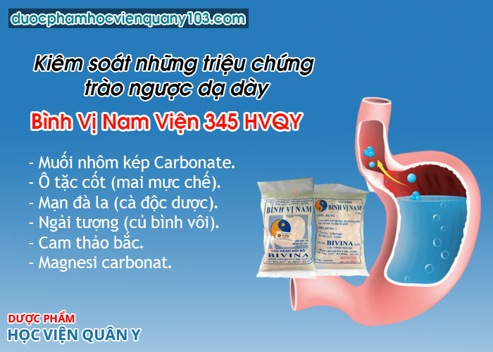 Giải Quyết Triệt Để Bệnh Trào Ngược Dạ Dày Thực Quản Bằng Thuốc Bình Vị Nam Của Viện 354