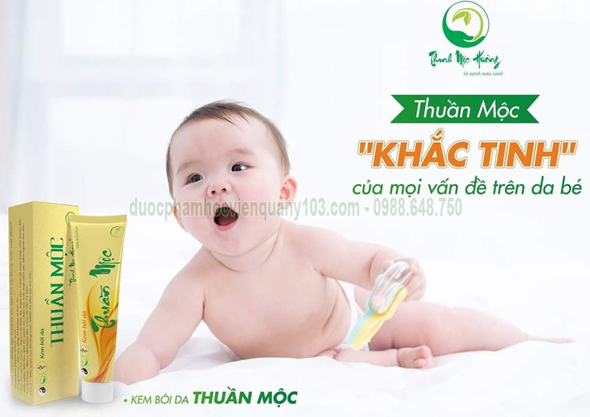 Kem Boi Da Thuan Moc Thanh Moc Huong An Toan Cho Tre So Sinh