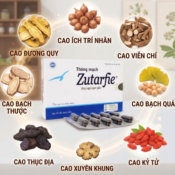 Thông Mạch Zutarfie Thành Phần Thảo Dược Chính Thông Mạch Zutarfie Thành Phần Thảo Dược Chính