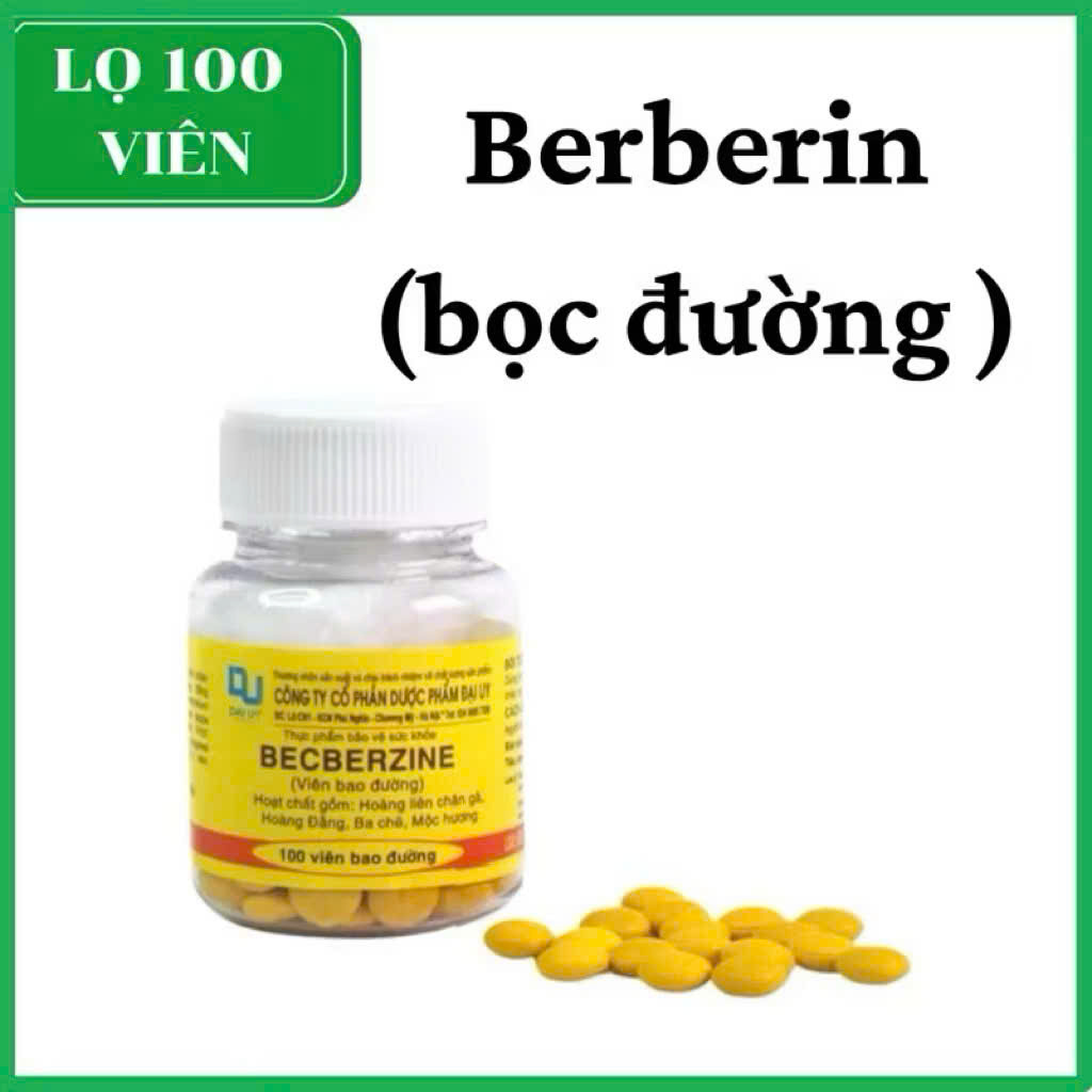 Berberin Viên Uống Bao Đường