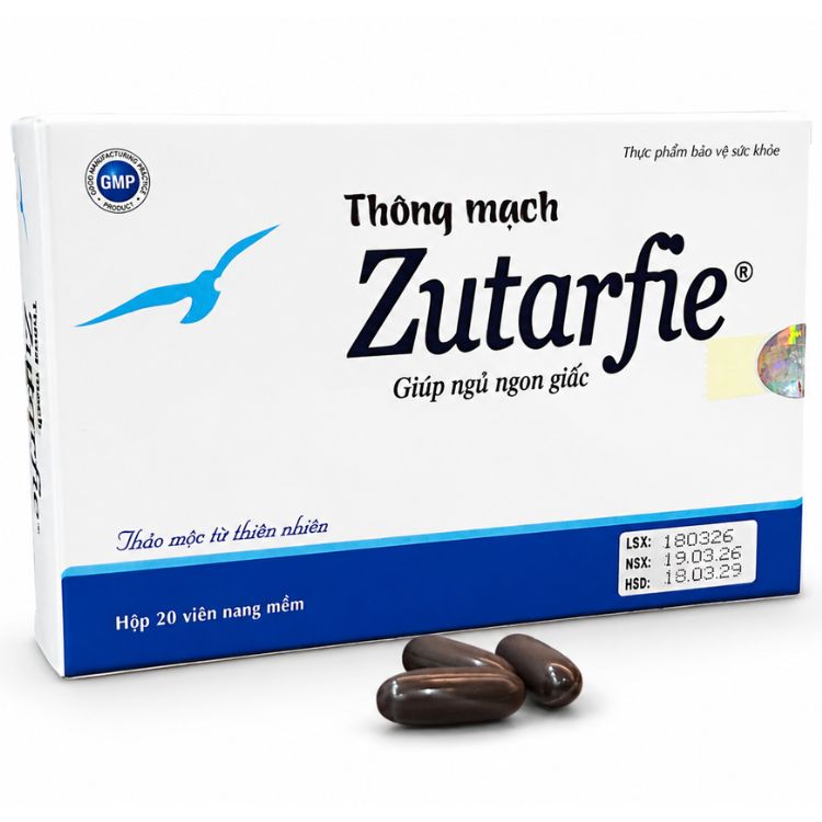 Thông Mạch Zutarfie Giúp Ngủ Ngon Và Tang Tuần Hoàn Não Thông Mạch Zutarfie Giúp Ngủ Ngon Và Tang Tuần Hoàn Não